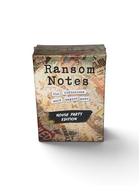 Ransom Notes House Party Edition Word Magnet Game